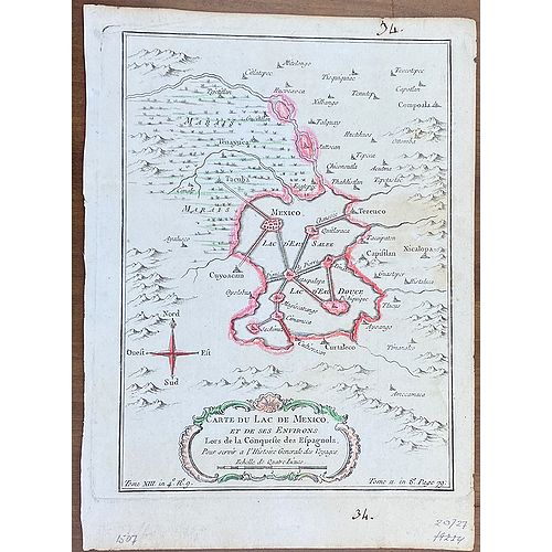 Old map image download for [Lot of 22 maps / prints] Kaart van Mexico en Nieuw Granada in de Spaansche West-Indien.