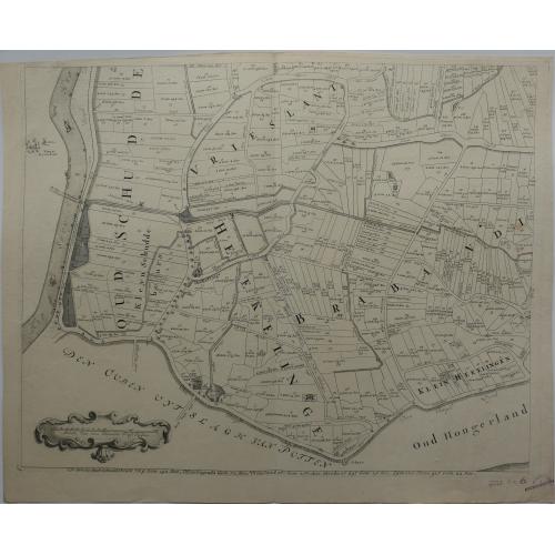 Old map image download for Kaart van de Ring van Putten, bestaande uit vier delen Caerte gemaeckt op ordre vande bovengenoemde heeren opperdijckgraeff en hoog heemraden des Ringhs van Putten