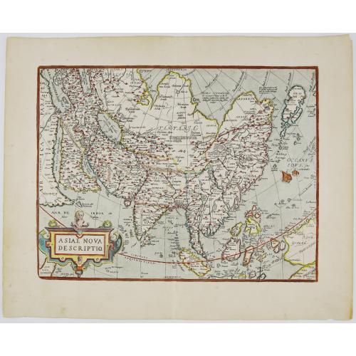 Old map image download for Asiae Nova Descriptio.