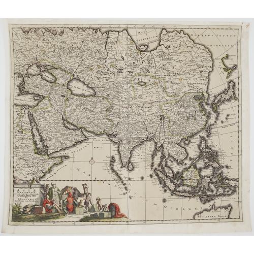 Exactissima Asiae Delineatio in Praecipuas Regiones Caerterasque Partes divisa et denuo in lucem edita . . .