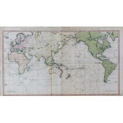 A General Chart Exhibiting the Discoveries Made by Captn. James Cook in This and His Two Preceding Voyages; with the Tracks of the Ships Under His Command, by Lieutt. Robers of His Majesty's Royal Navy