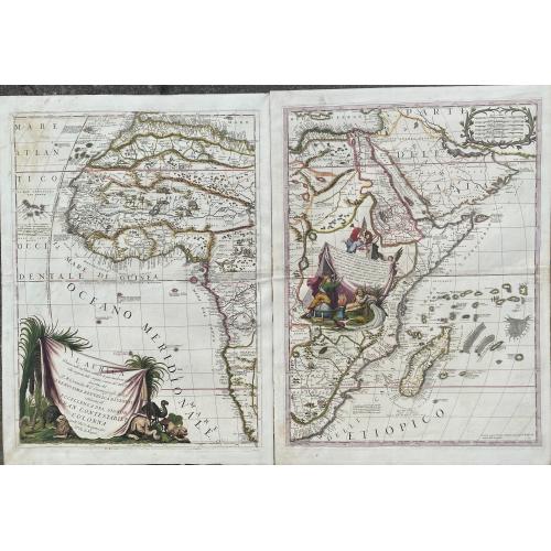 L'Africa divisa nelle sue Parti secondo le più moderne . . .