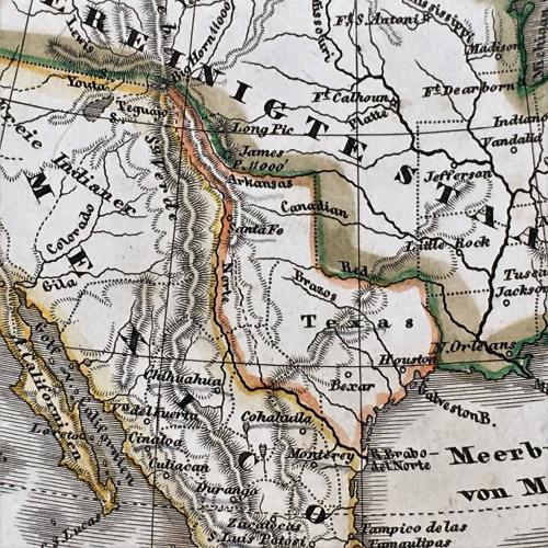 Old map image download for Nord-America und West-Indien